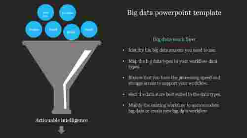 Dark Background Big Data PowerPoint Template Presentation